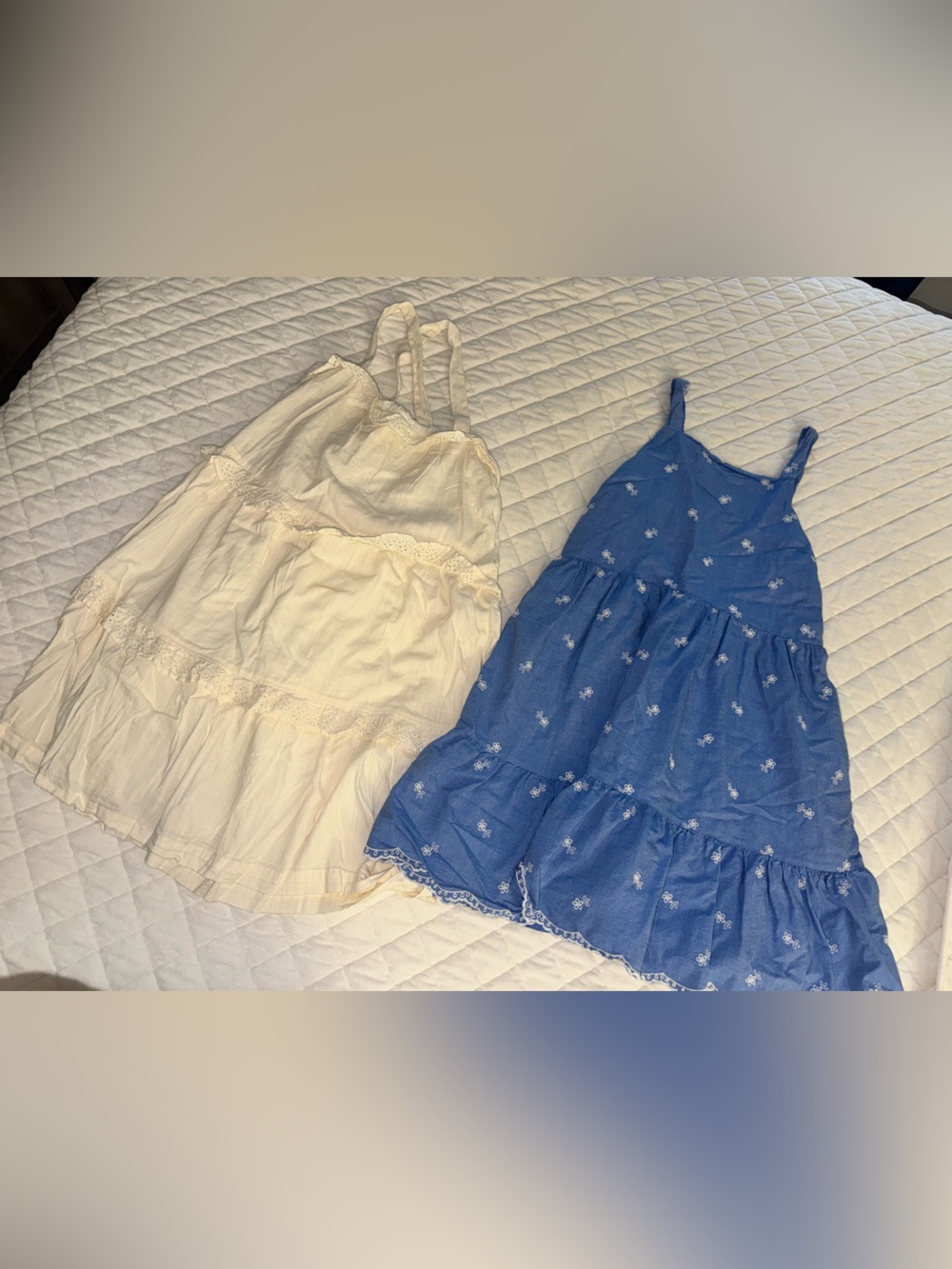 Girls summer dresses (lot of 2)